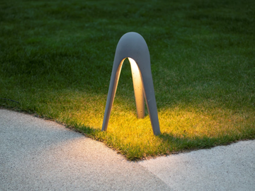 CYBORG OUTDOOR - LED fiber cement bollard light by Martinelli Luce - view 2